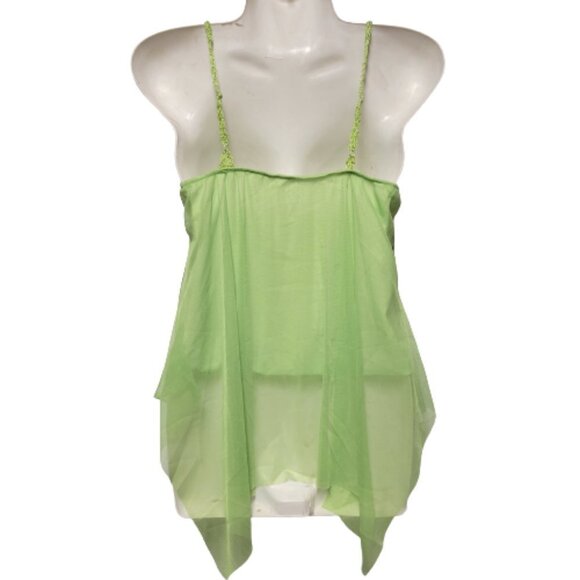 Green Belly Dance Top Sequin Adjustable Strap Tank Top Spaghetti Strap Top Tunic - Picture 4 of 10